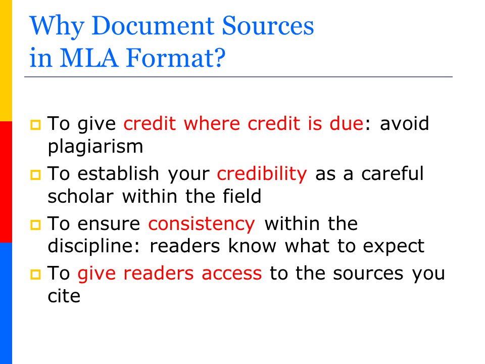 Mla format for citing sources in essay